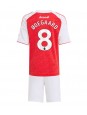Arsenal Martin Odegaard #8 Replika Hemmakläder Barn 2025-26 Kortärmad (+ byxor)